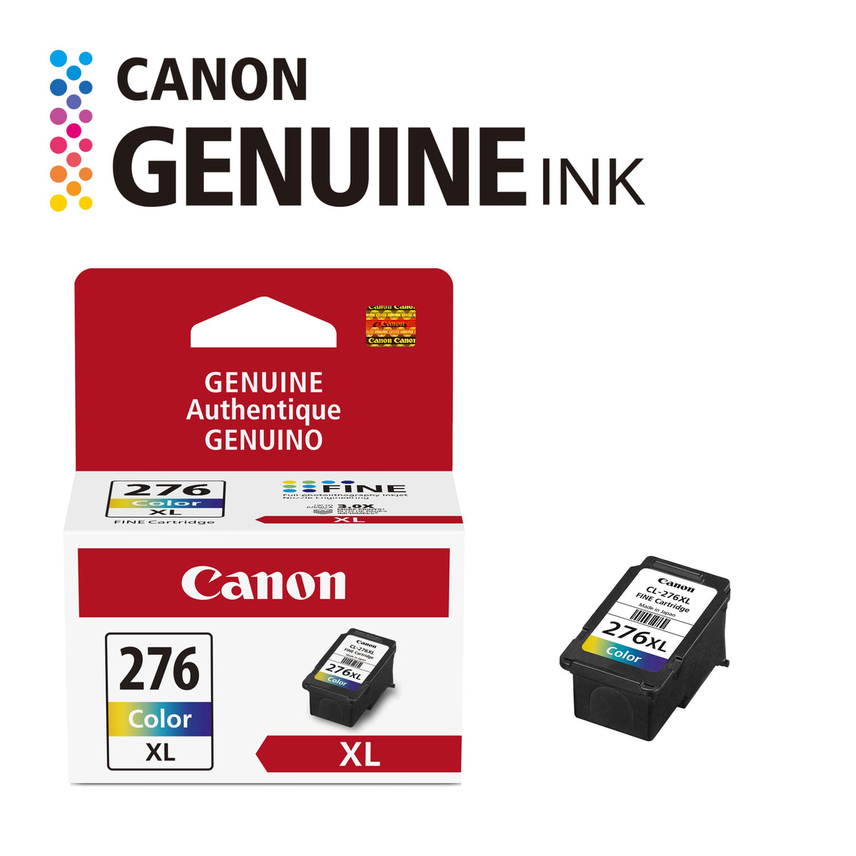 Canon - CL-276XL High-Yield Ink Cartridge - Multi