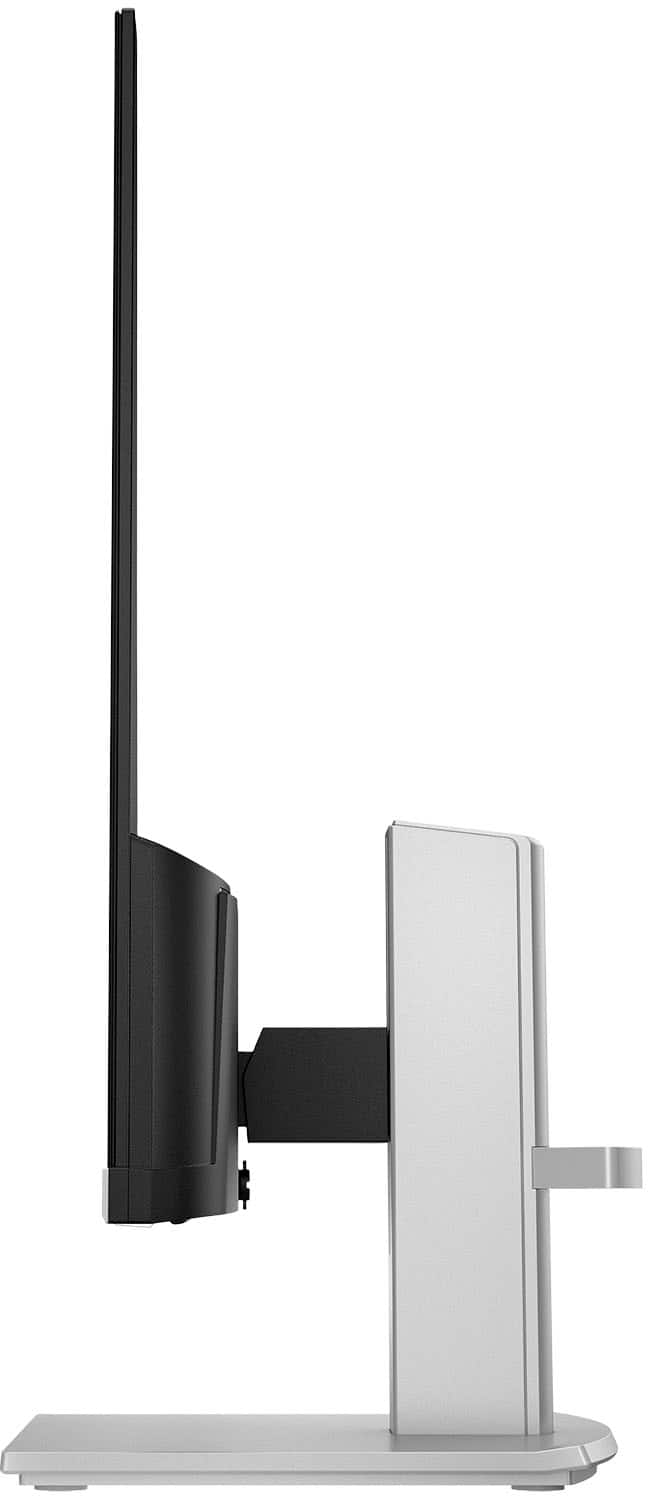HP - 23.8" IPS LED FHD 100Hz Monitor with Adjustable Height (HDMI, VGA) - Silver & Black