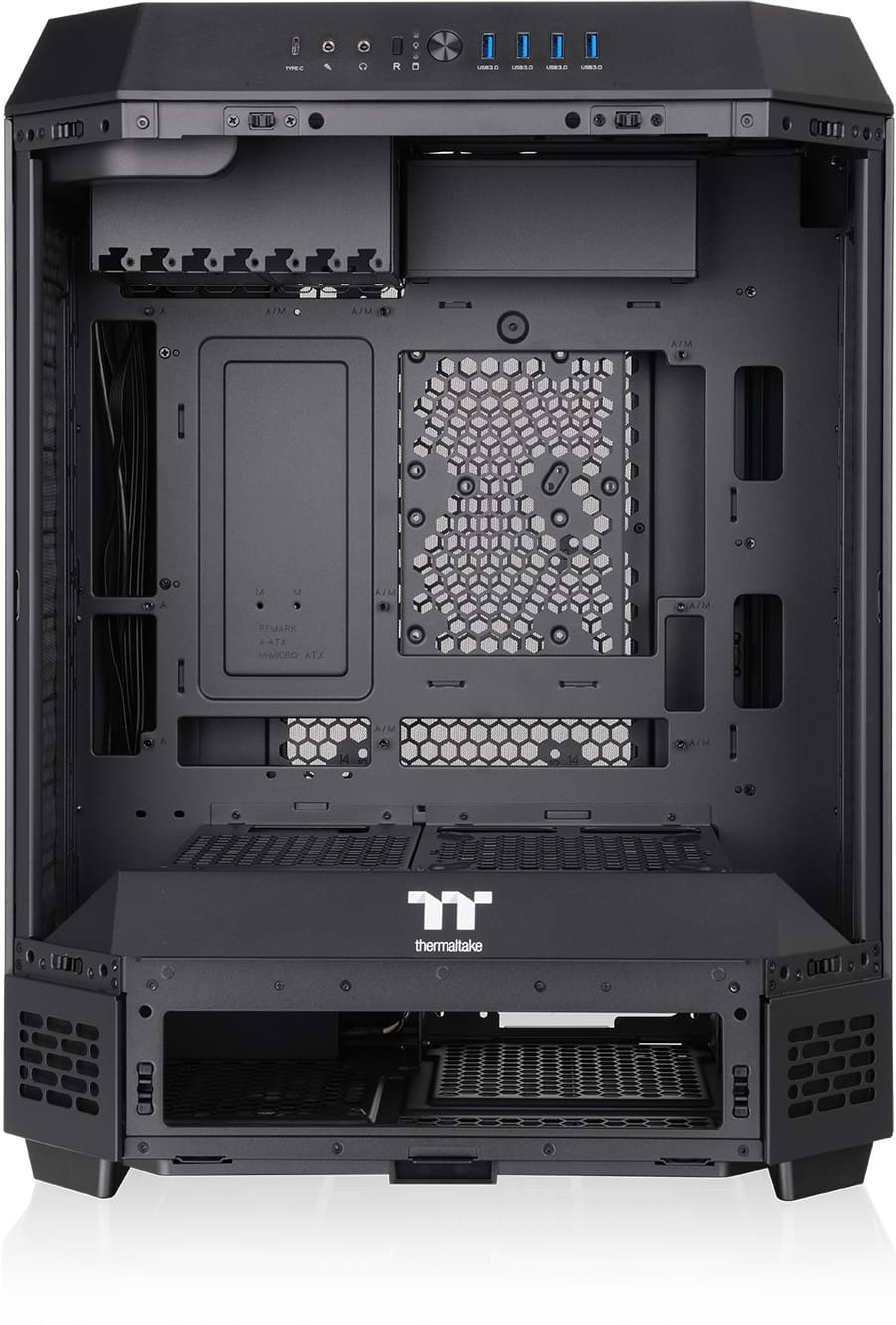 Thermaltake - Tower 600 Mid Tower ATX PC Case - Black