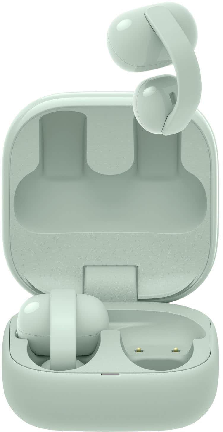 Sony - LinkBuds Clip Truly Wireless Open Earbuds - Green