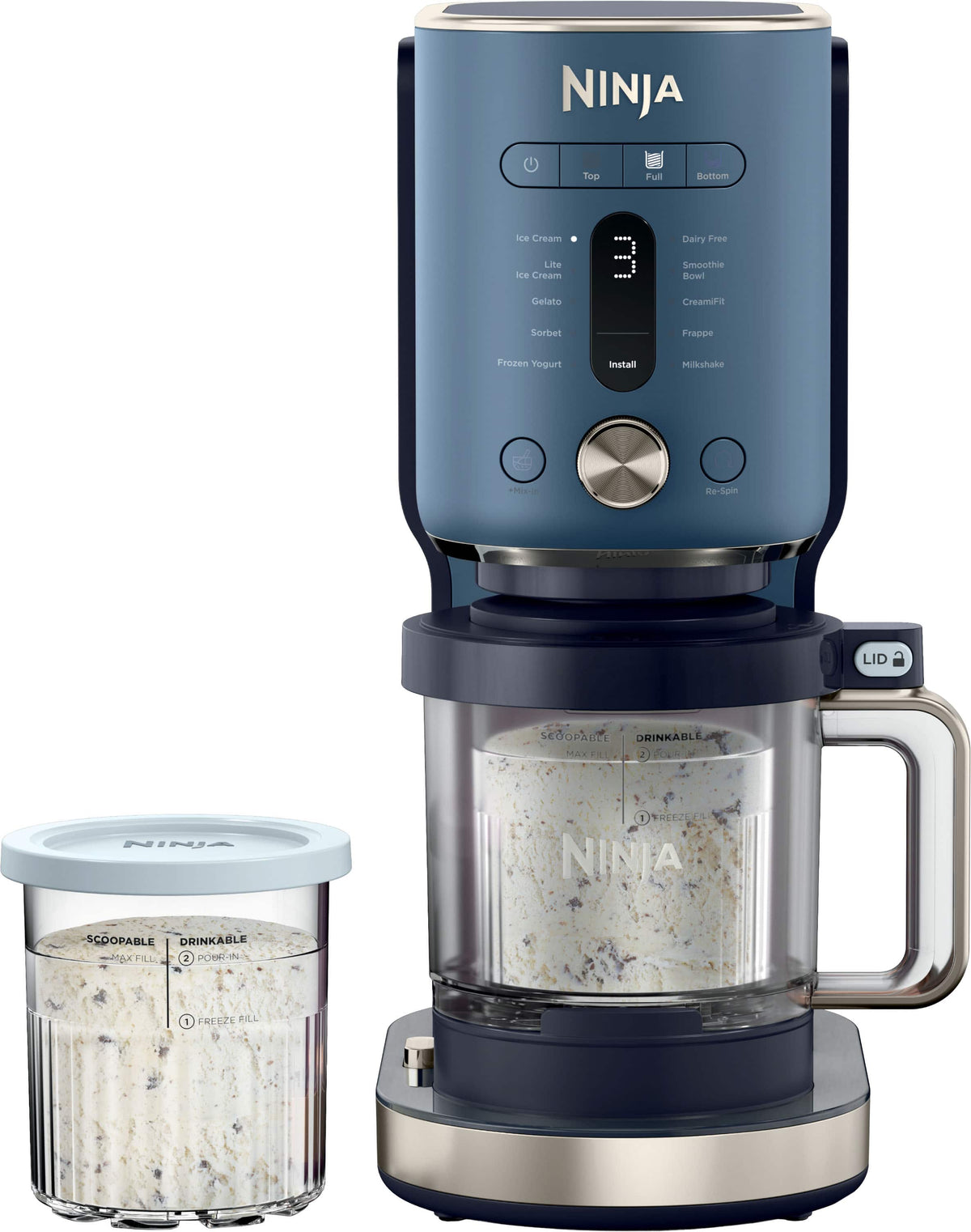 Ninja - Creami XL 11-in-1 Frozen Treats & Ice Cream Maker - Navy