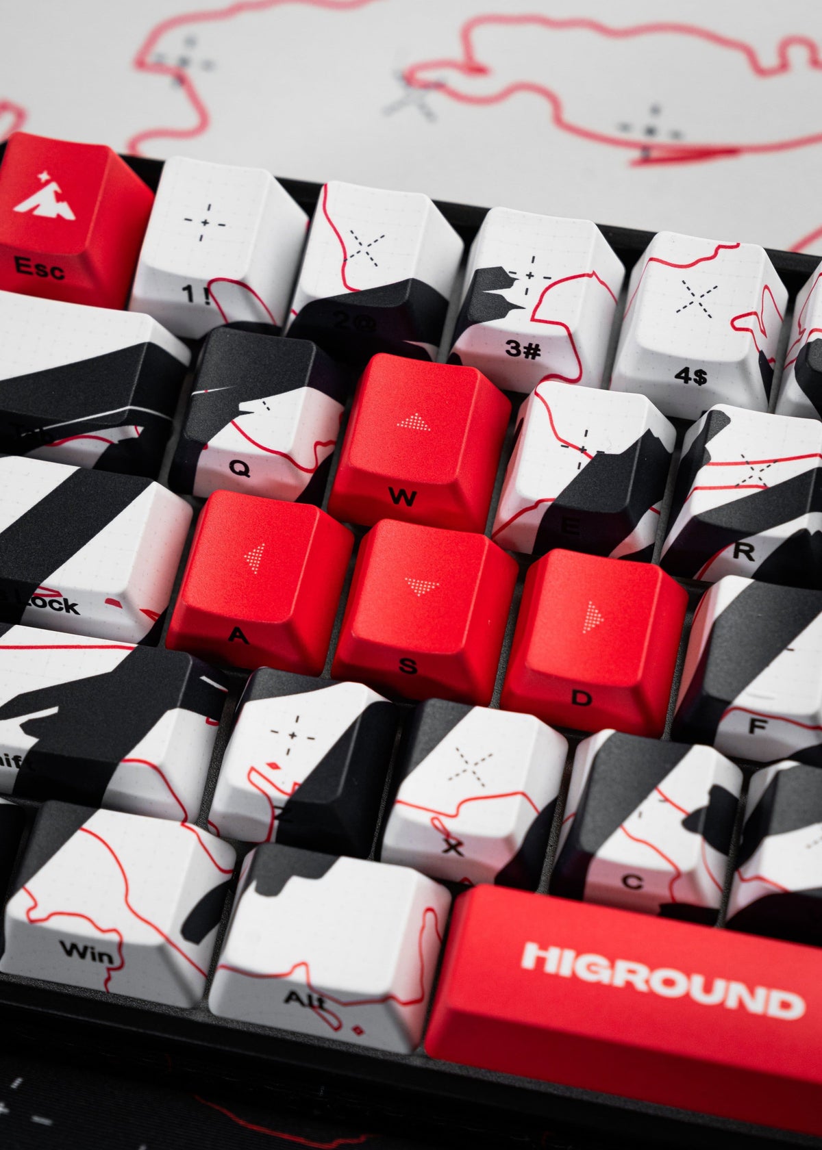 Higround - Basecamp 65HE 65% Wired Magnetic Linear Dynamic Actuation Switch Gaming Keyboard w/ Rapid Trigger & RGB - 100 Thieves - Team Issue