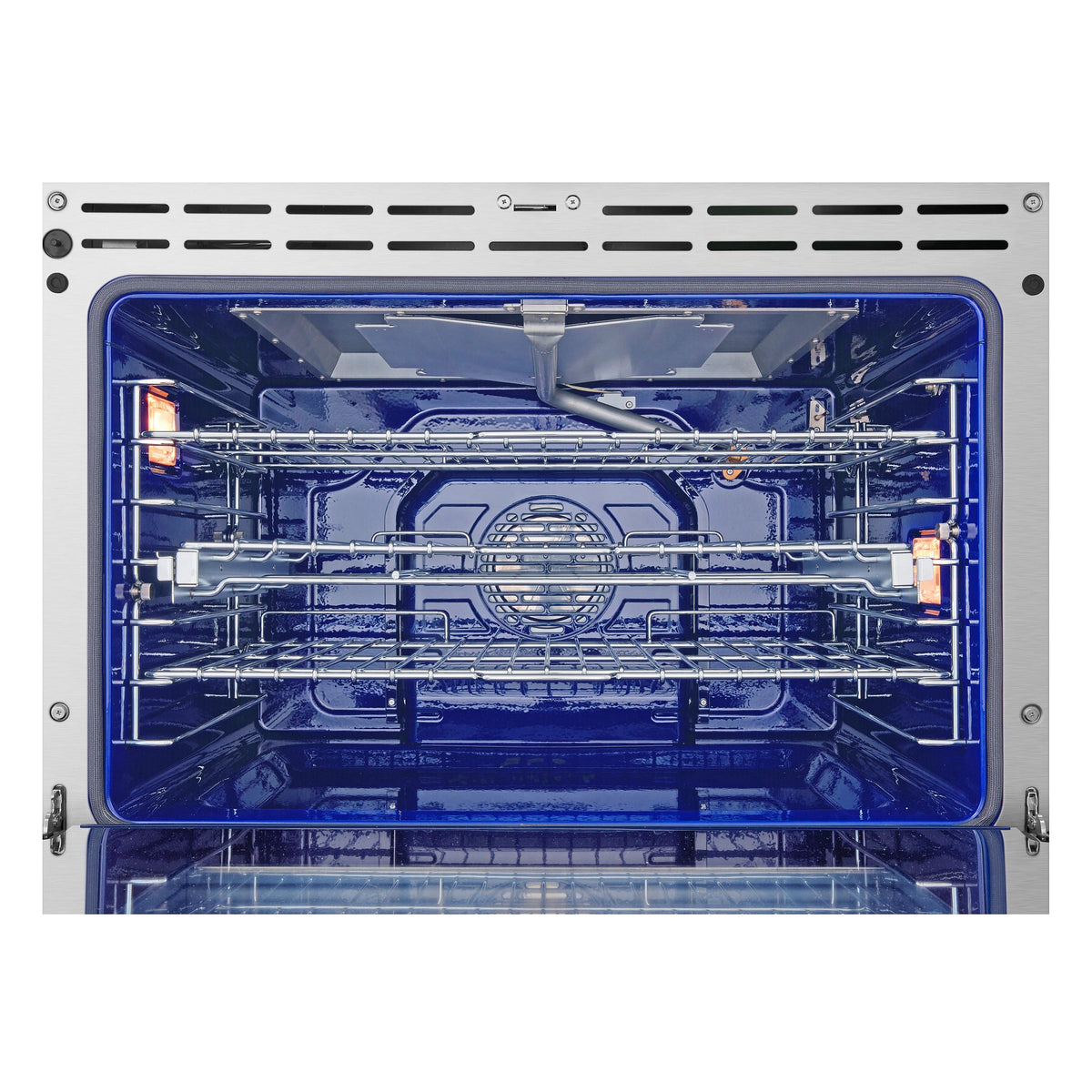 LG - SIGNATURE 36-in Wide 6.3 Cu. Ft. Slide-In Gas True Convect Pro Range with 6 Burners, AirFry, and UltraHeat 23K Burner - Stainless Steel