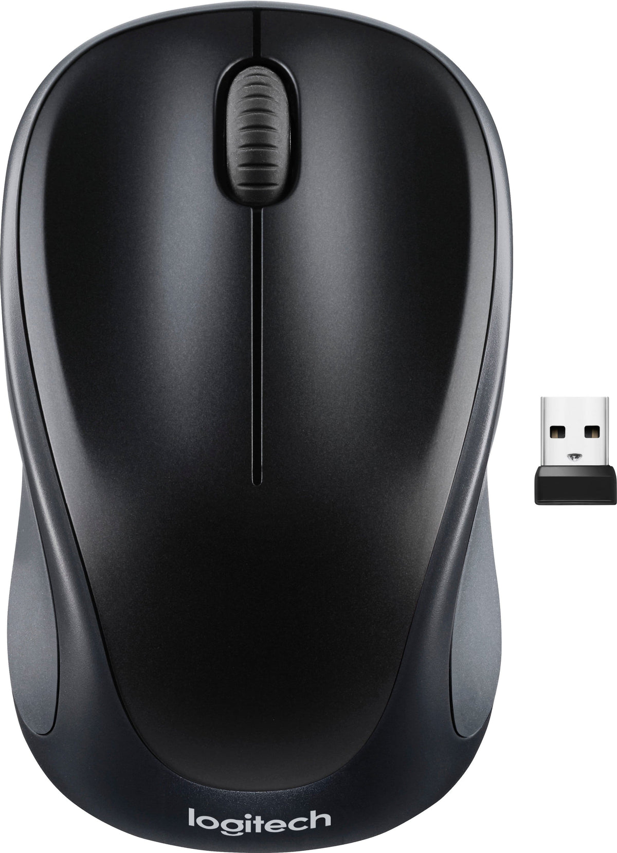 Logitech - M317 Wireless Optical Mouse - Wireless - Black