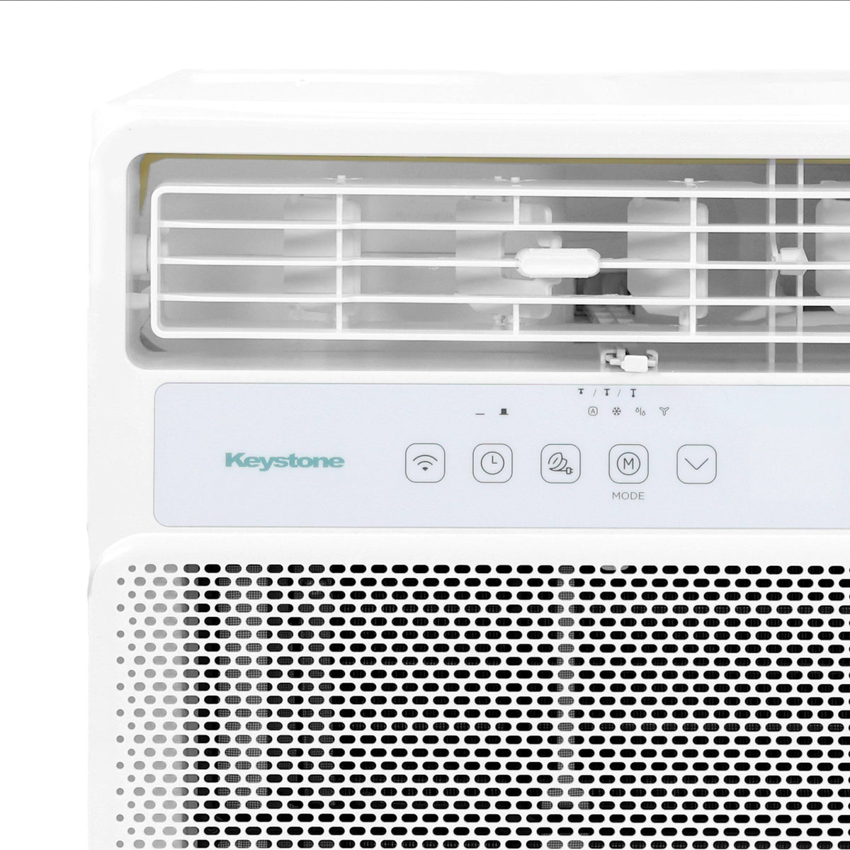 Keystone - 8,000 BTU 350 Sq. Ft Window Mounted Inverter Air Conditioner with Remote Control - White