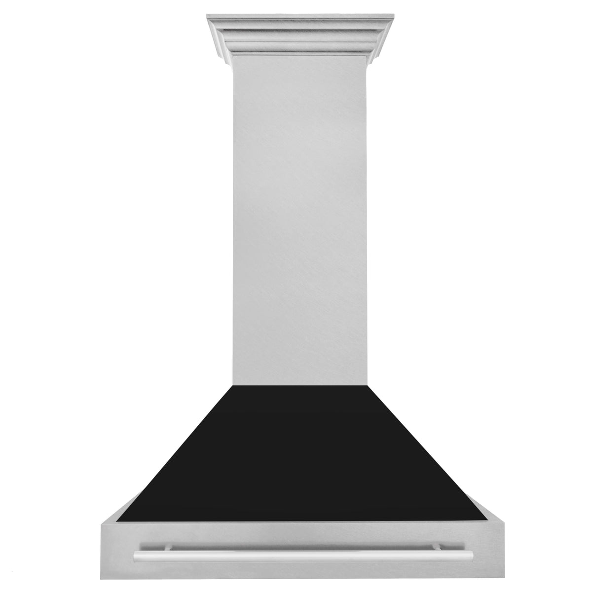 ZLINE - 30 inches - Externally Vented - Wall Range Hood - Silver/Black Matte Shell