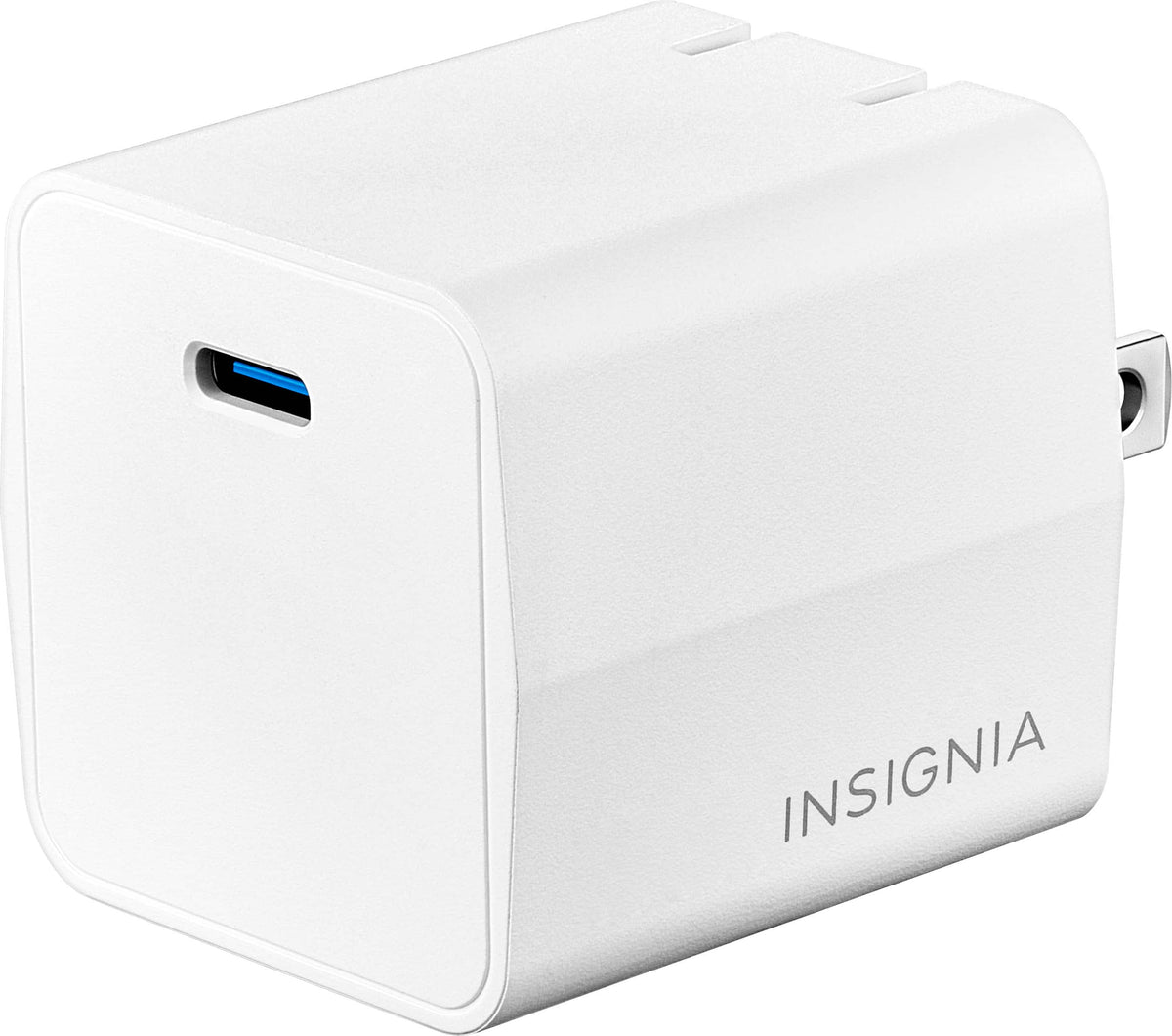 Insignia™ - 65W USB-C Wall Charger for MacBook Pro, iPad, iPhone, Apple Watch, Samsung Smartphones & More - White