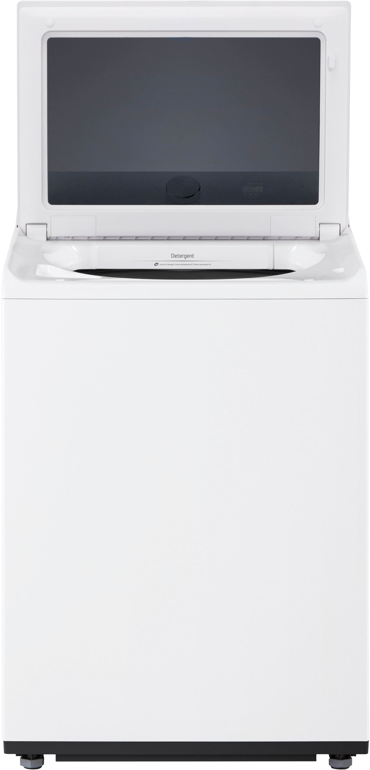 LG - 4.8 Cu. Ft. High-Efficiency Smart Top Load Washer with EasyUnload - Alpine White
