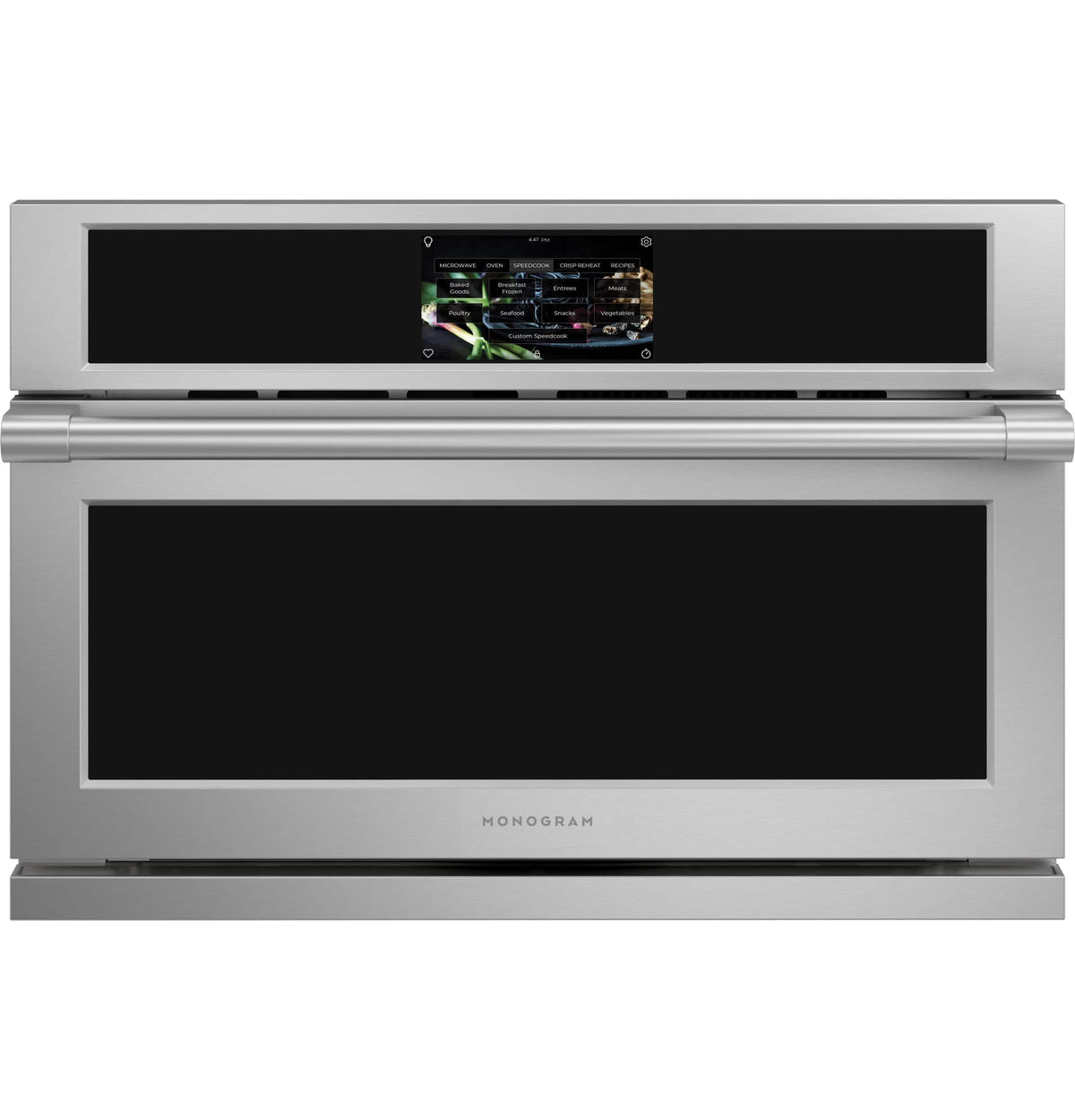 Monogram - 1.7 Cu. Ft. Convection Built-In Microwave with Sensor Cooking and Five in One 240V Advantium Technology - Stainless Steel
