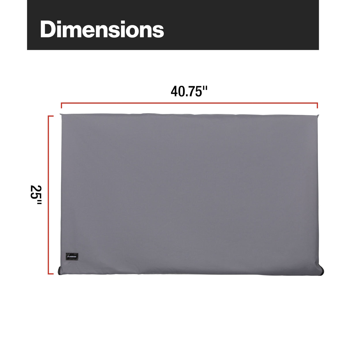 Furrion - 43" Outdoor TV cover - Gray