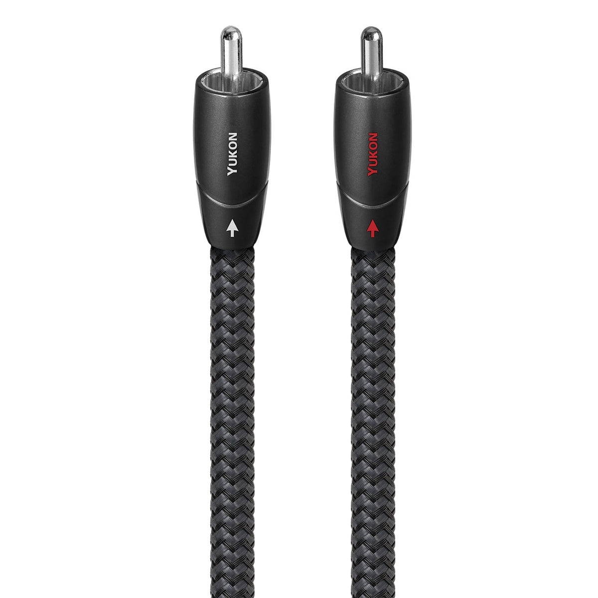 AudioQuest - Yukon RCA > RCA 6.6' Analog Audio Interconnect Cable - Gray on Black