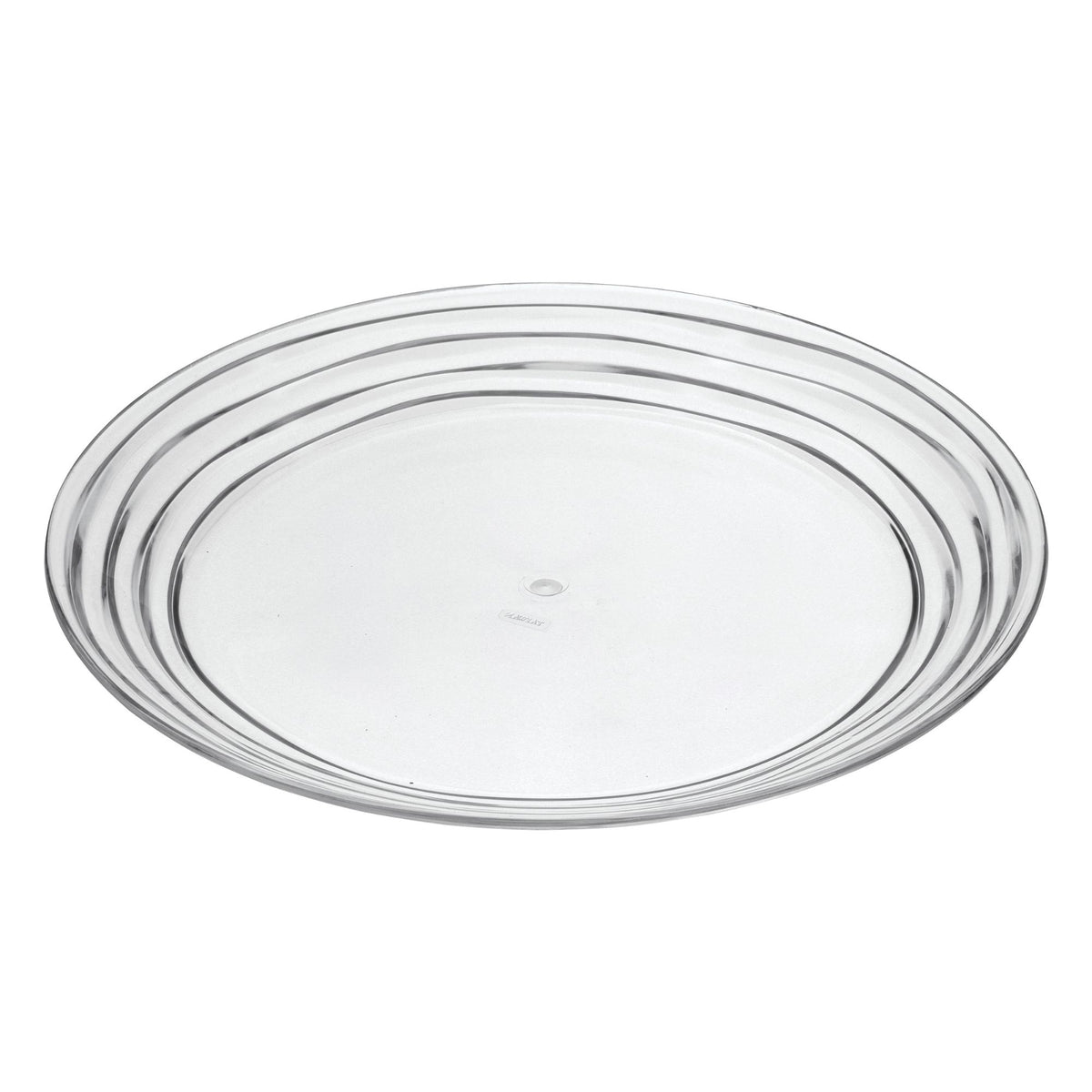 Designer Swirl Acrylic Dinner Plates (Set of 4)