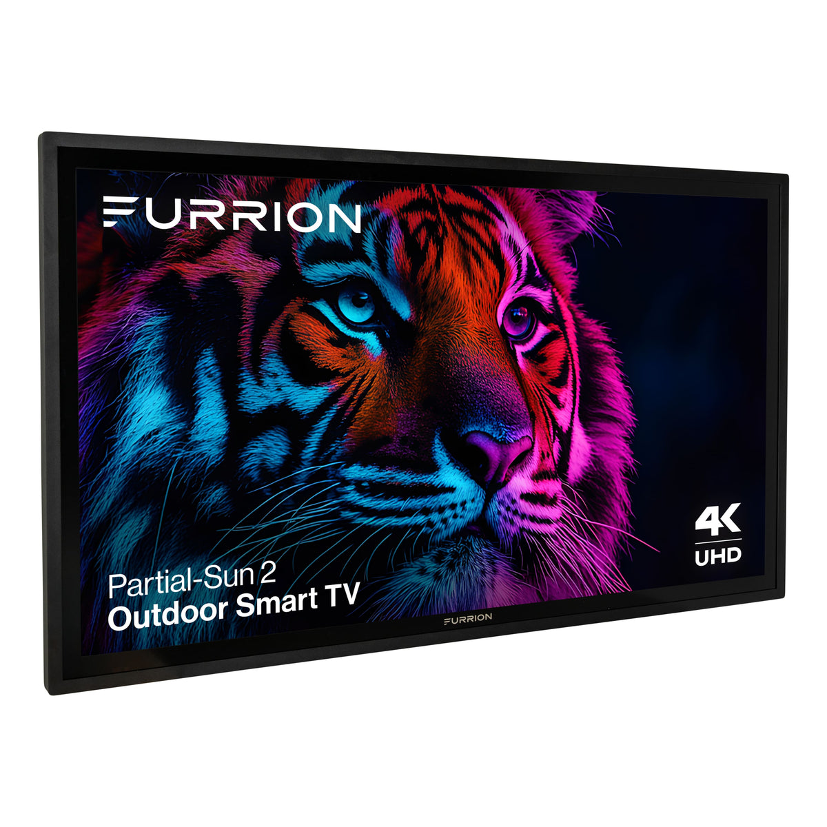 Furrion - Aurora 43" Partial-Sun 2 Outdoor Smart 4K LED Impact-Resistant Screen WiFi-Boosting Antennas 750 Nit