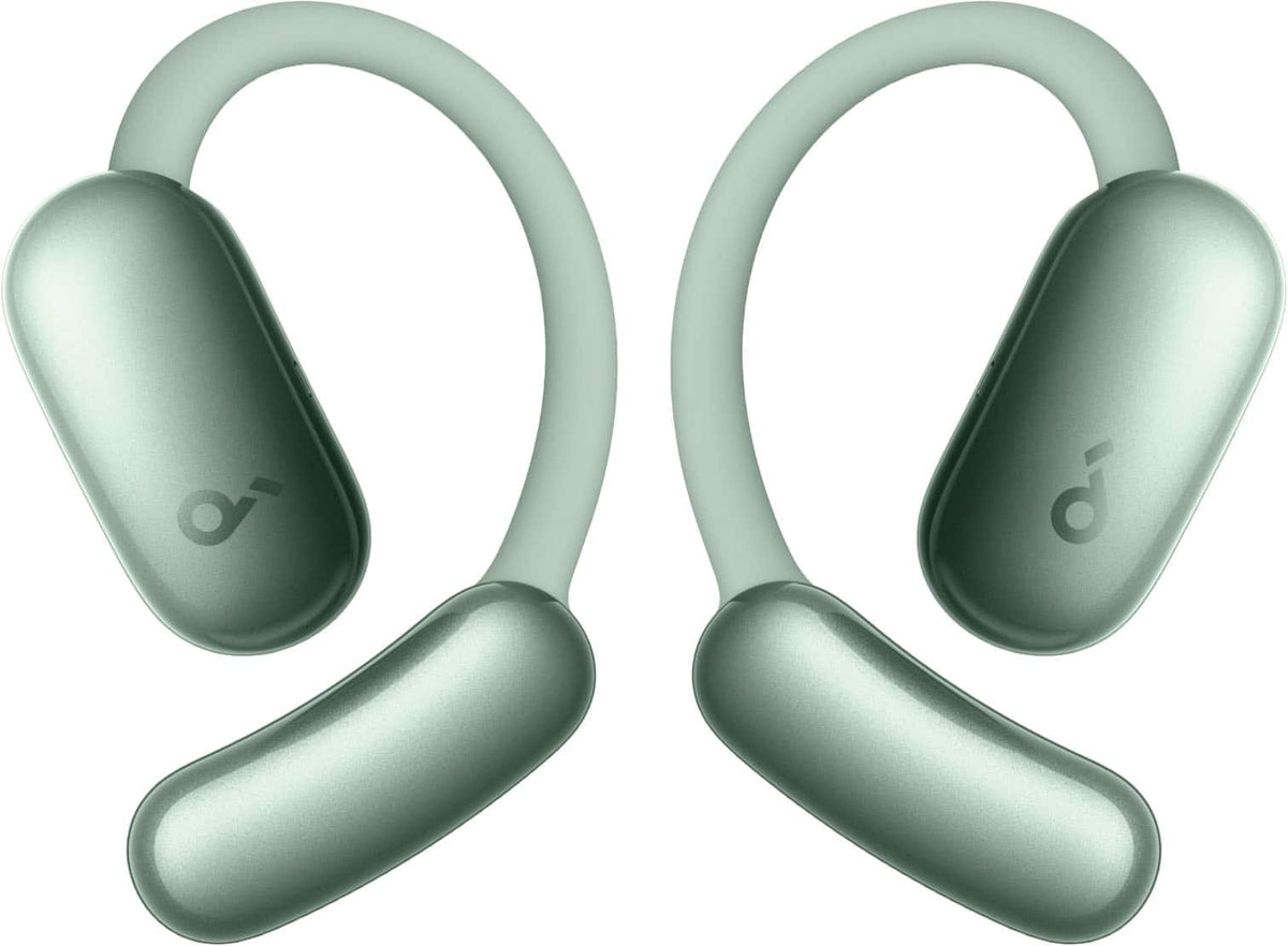 Soundcore - by Anker AeroFit 2 A.I. Assistant Open-Ear Bluetooth Headphones with Real-Time Translation and Adjustable Ear Hooks - Sage Green