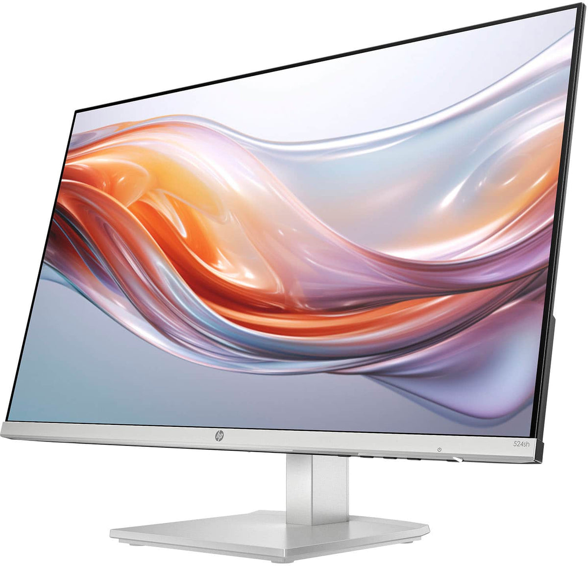 HP - 23.8" IPS LED FHD 100Hz Monitor with Adjustable Height (HDMI, VGA) - Silver & Black