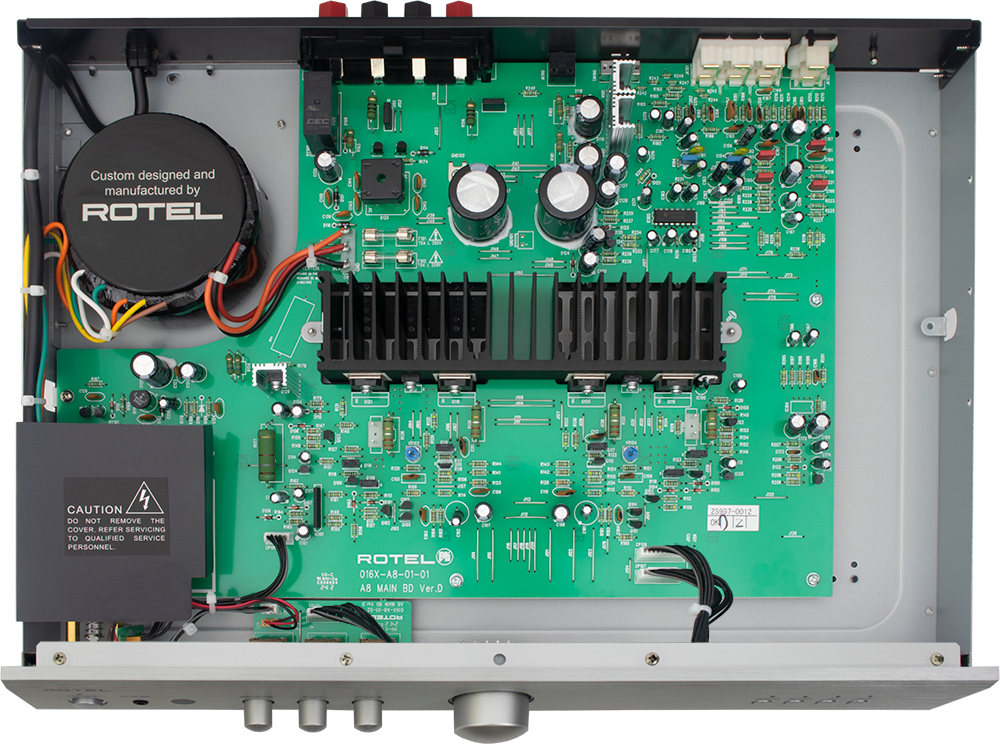 Rotel - A8 30W 2-Ch Integrated Amplifier - Black