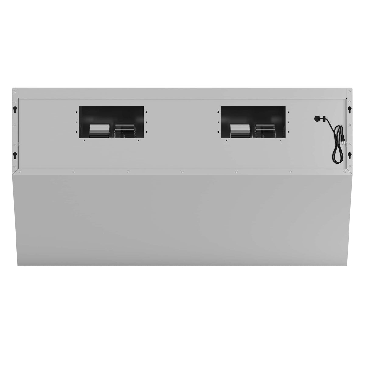 Forno Appliances - 48 inches - Externally Vented - Wall Range Hood - Silver