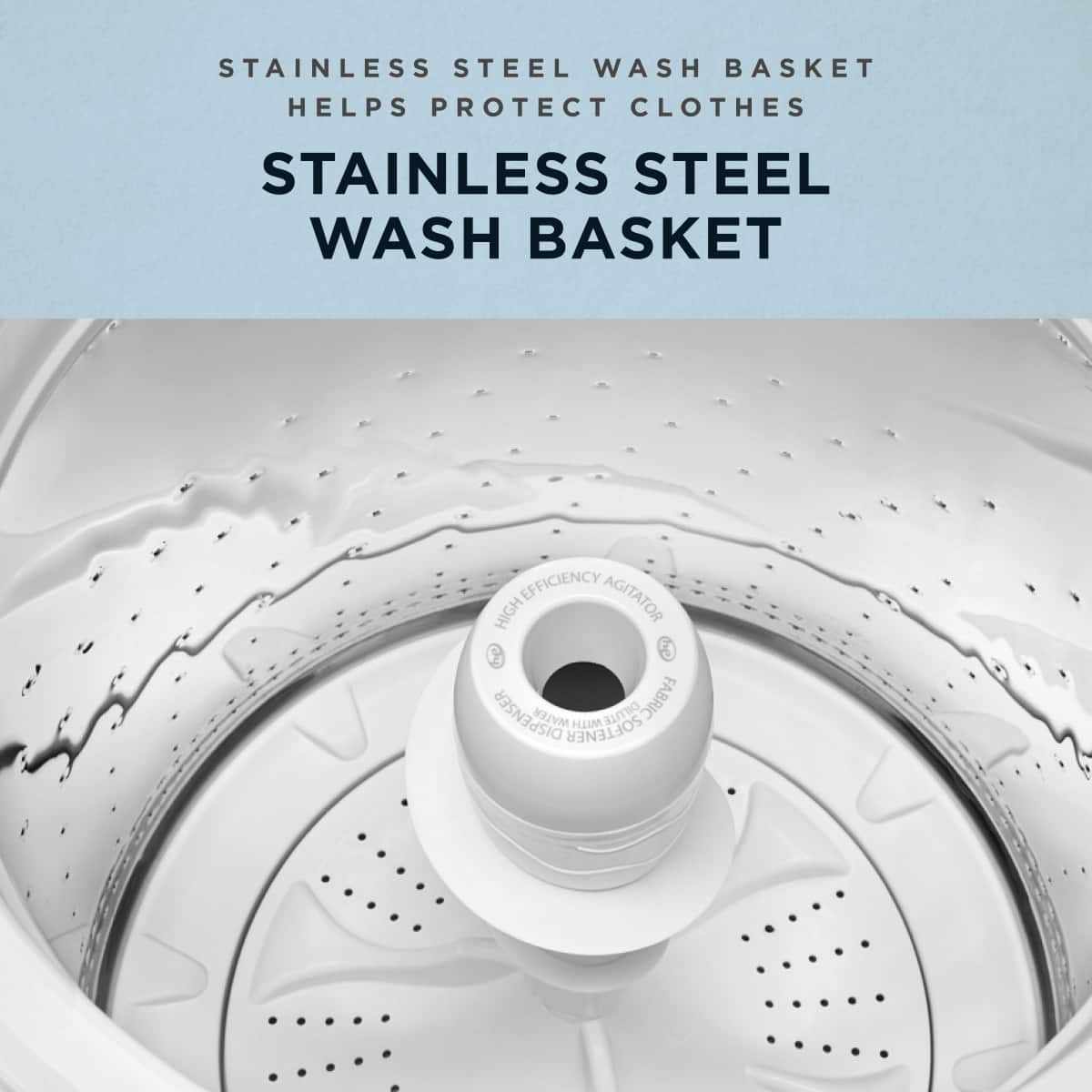 Amana - 3.8 Cu. Ft. High Efficiency Top Load Washer with with High-Efficiency Agitator - White