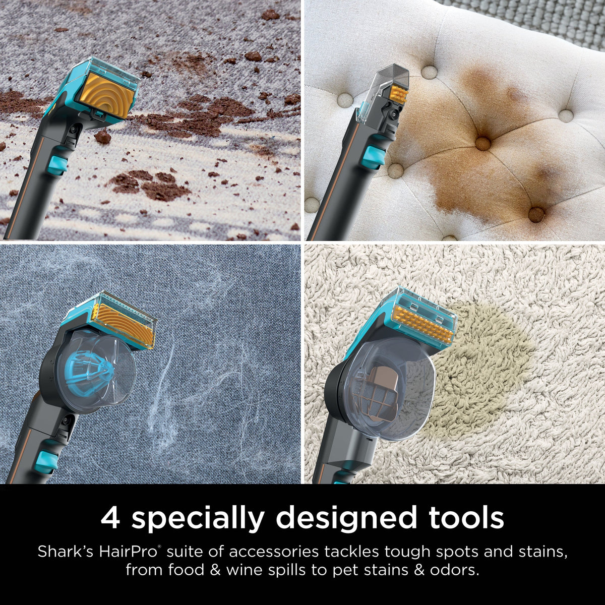 Shark - StainStriker HairPro Portable Carpet, Upholstery & Area Rug Cleaner Perfect for Pets & Car Interiors - Copper/Gray