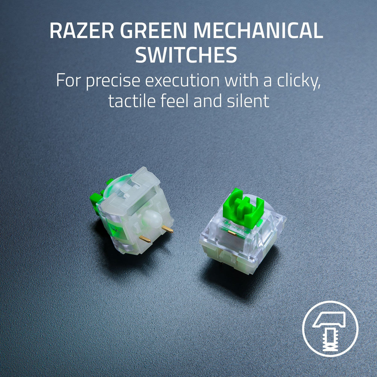 Razer - BlackWidow V4 X Full Size Wired Mechanical Green Clicky Switch Gaming Keyboard with Chroma RGB Backlighting - Black