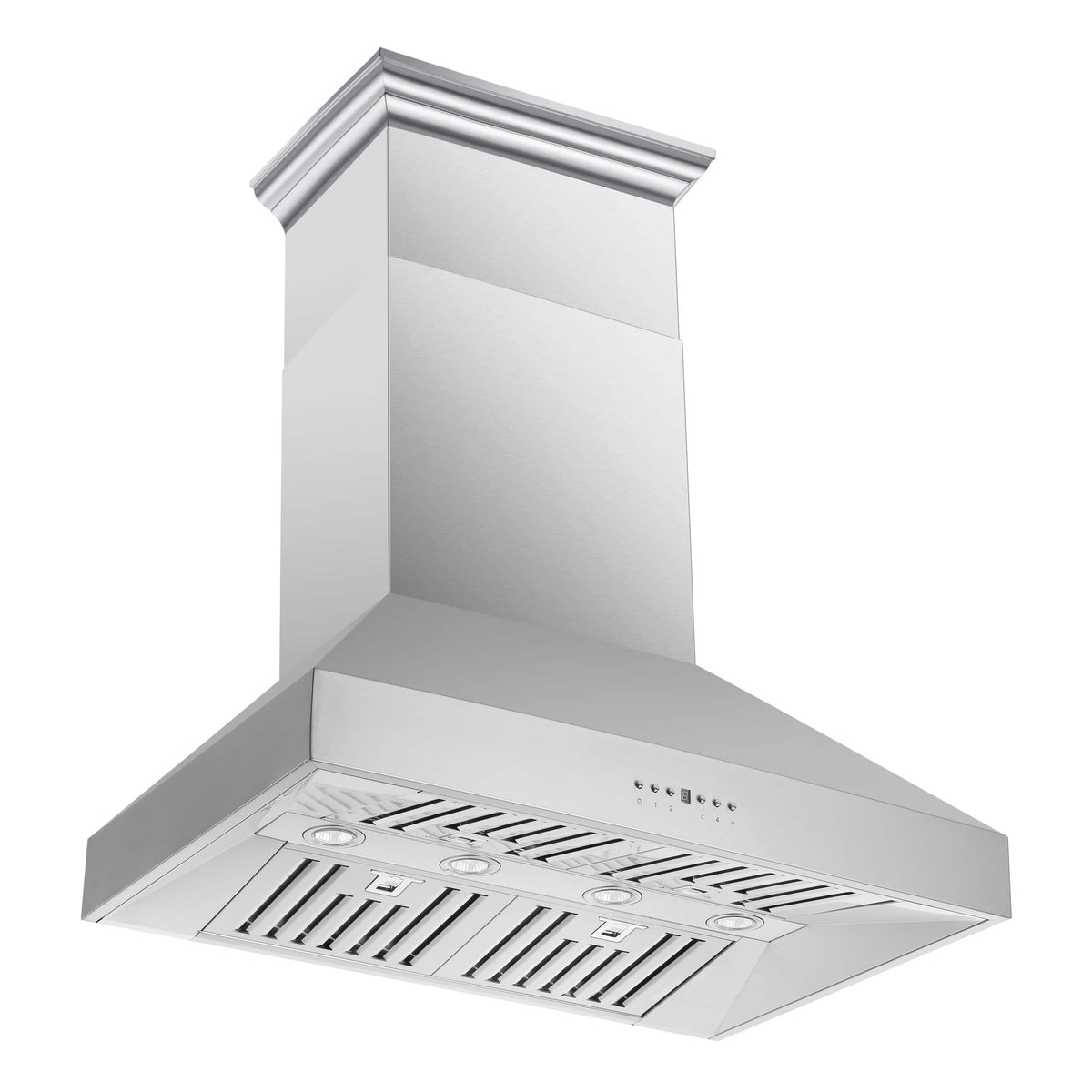 Forno Appliances - 36 inches - Externally Vented - Wall Range Hood - Silver