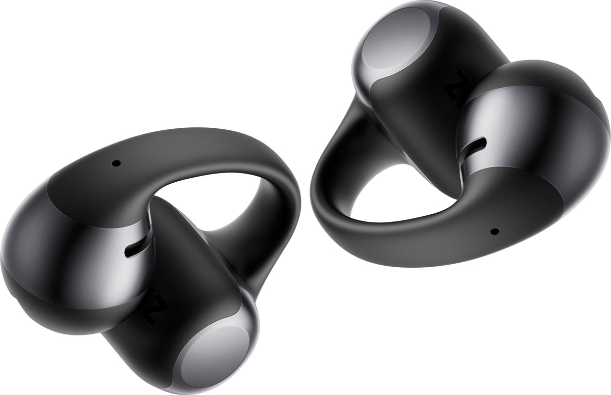 Shokz - OpenDots ONE Open-Ear Clip-On True Wireless Bluetooth Earbuds - Black