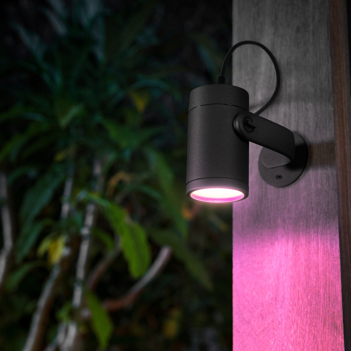 Philips - Hue Lily Outdoor Spotlight Basekit (3-pack) - White and Color Ambiance