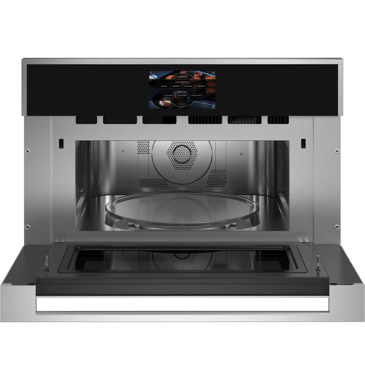 Monogram - 1.7 Cu. Ft. Convection Built-In Microwave with Sensor Cooking and Five in One 240V Advantium Technology - Stainless Steel