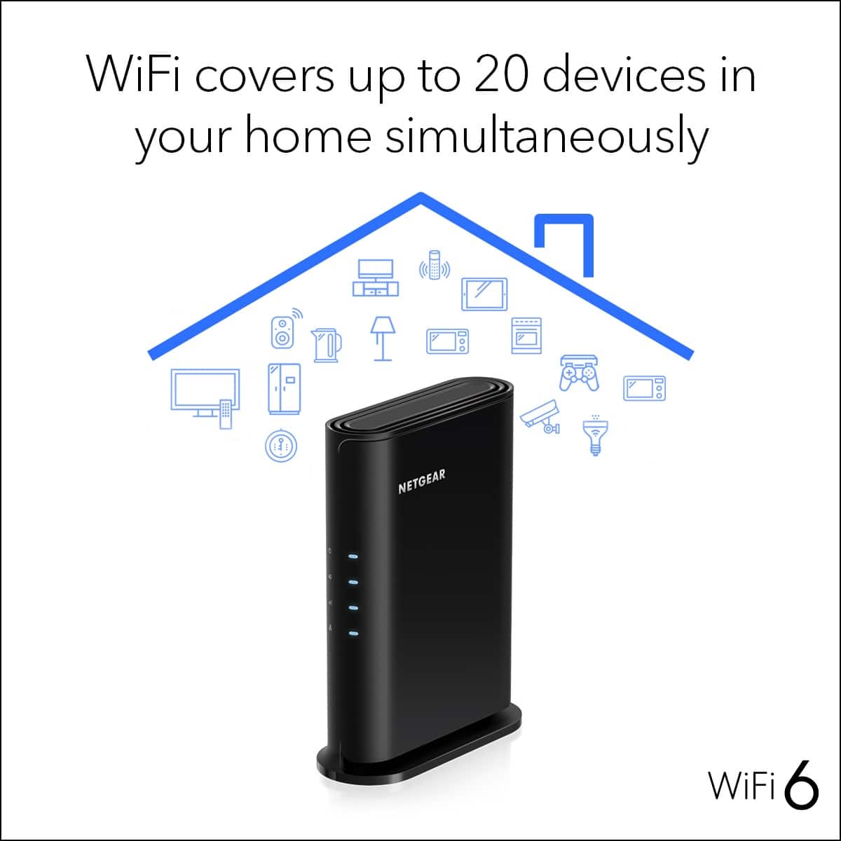 NETGEAR - Nighthawk AX1800 Dual-Band Wi-Fi Router - Black