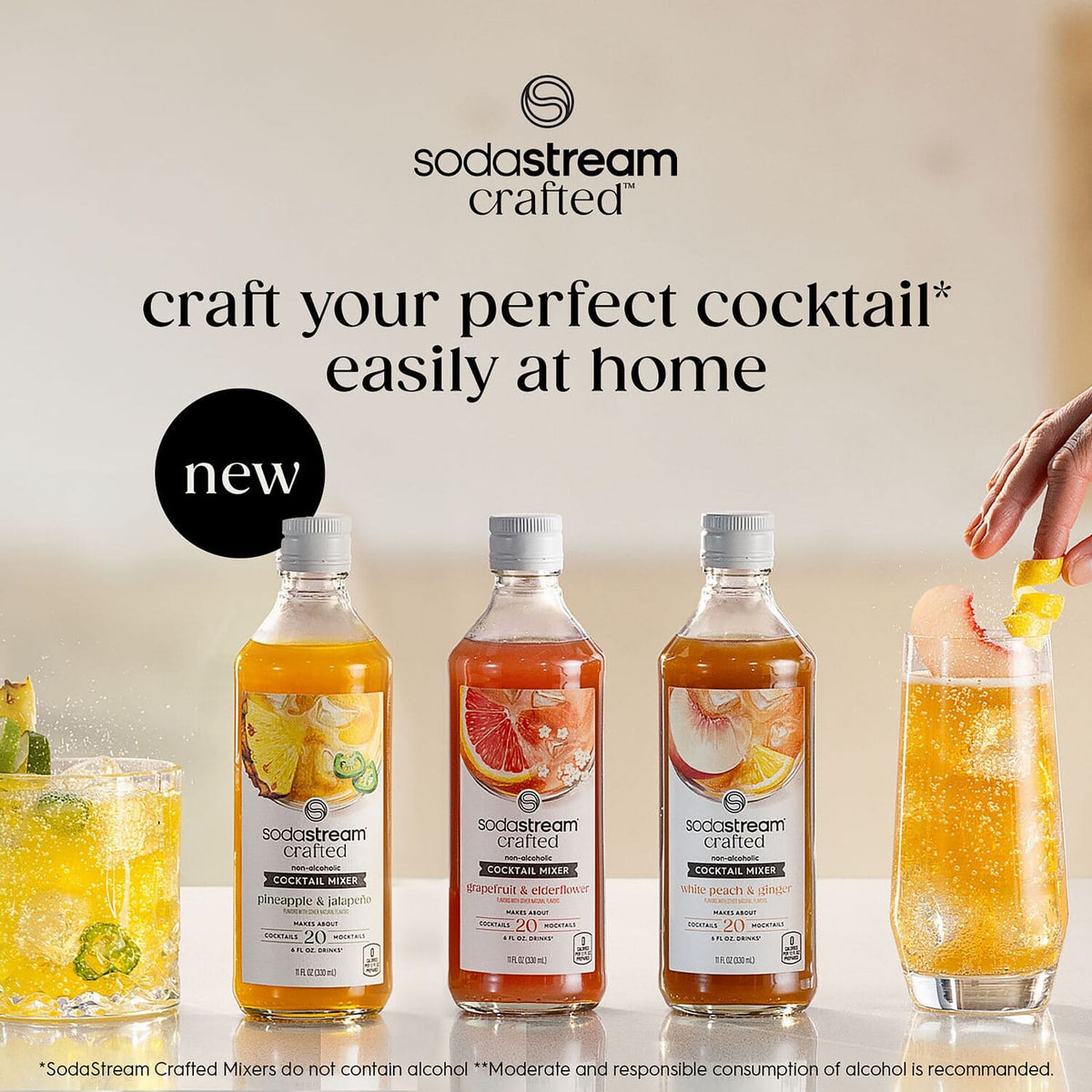 SodaStream - Crafted Mixers 3-Pack Variety Pack