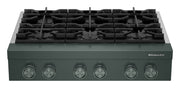 KitchenAid 36-inch 6-Burner Gas Commercial-Style Rangetop - Juniper