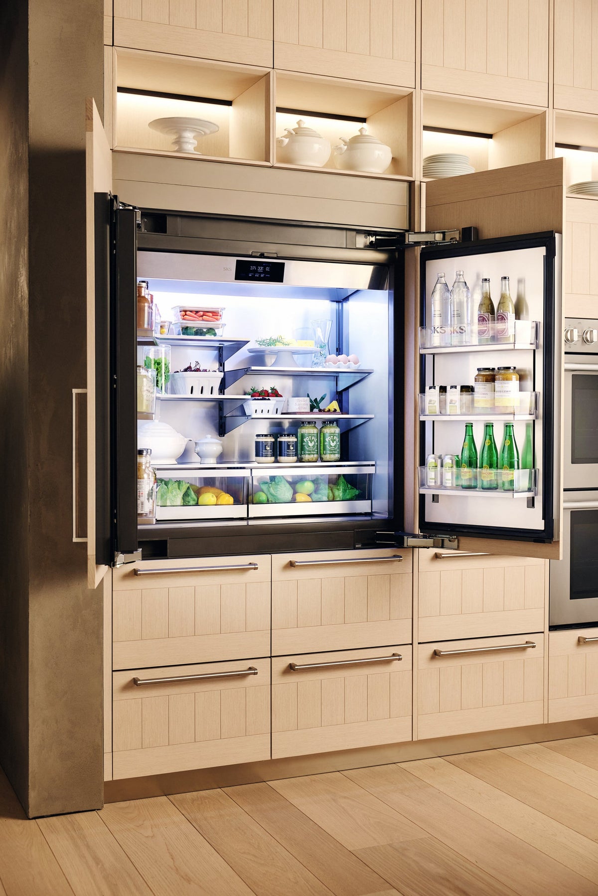 SKS - 48-in Built-In French Door Refrigerator - Stainless Steel