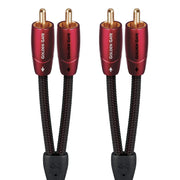 AudioQuest - Golden Gate RCA > RCA 6.6' Analog Audio Interconnect Cable - Red on Black