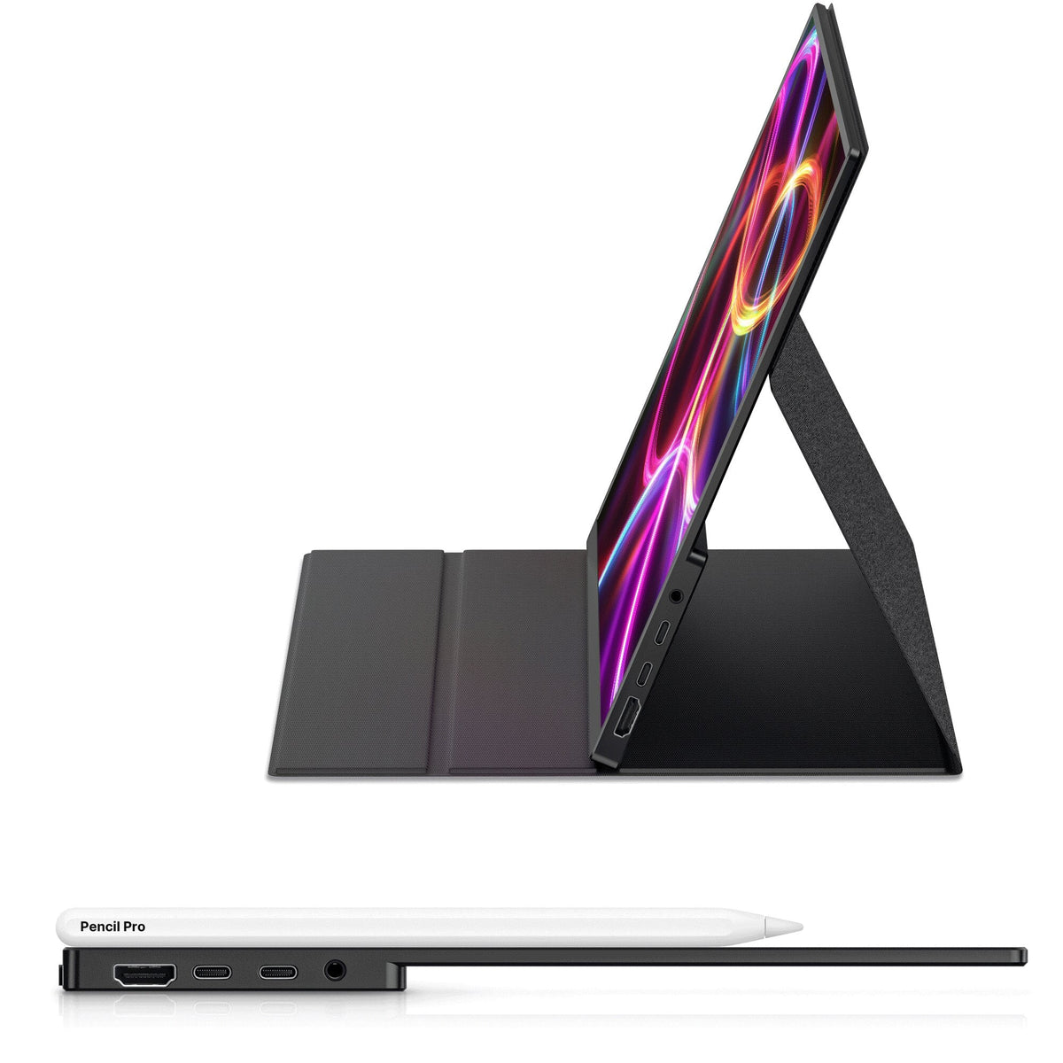 Mobile Pixels - Fold 2.5K 16" LCD Portable Monitor (HDMI, USB) - Black