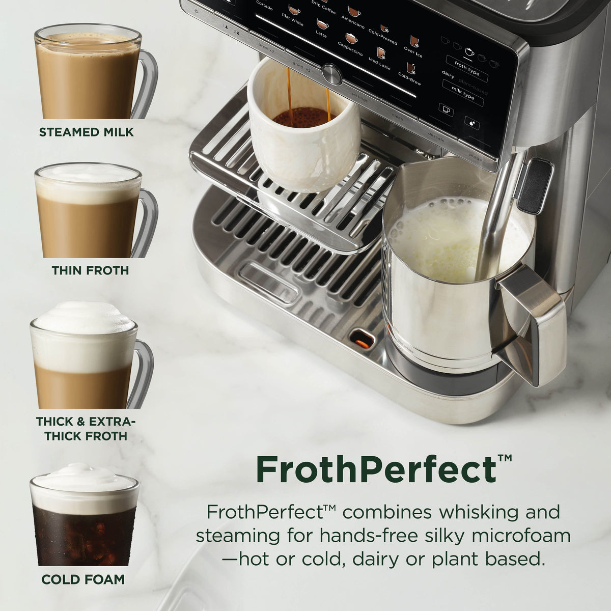 Ninja - AutoBarista Pro Fully Automatic Espresso Machine - Stainless Steel