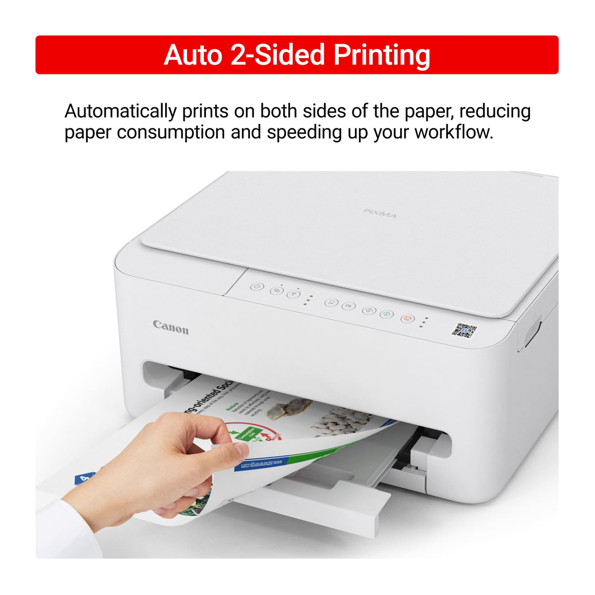 Canon - PIXMA TS4320 Wireless All-In-One Inkjet Printer - White