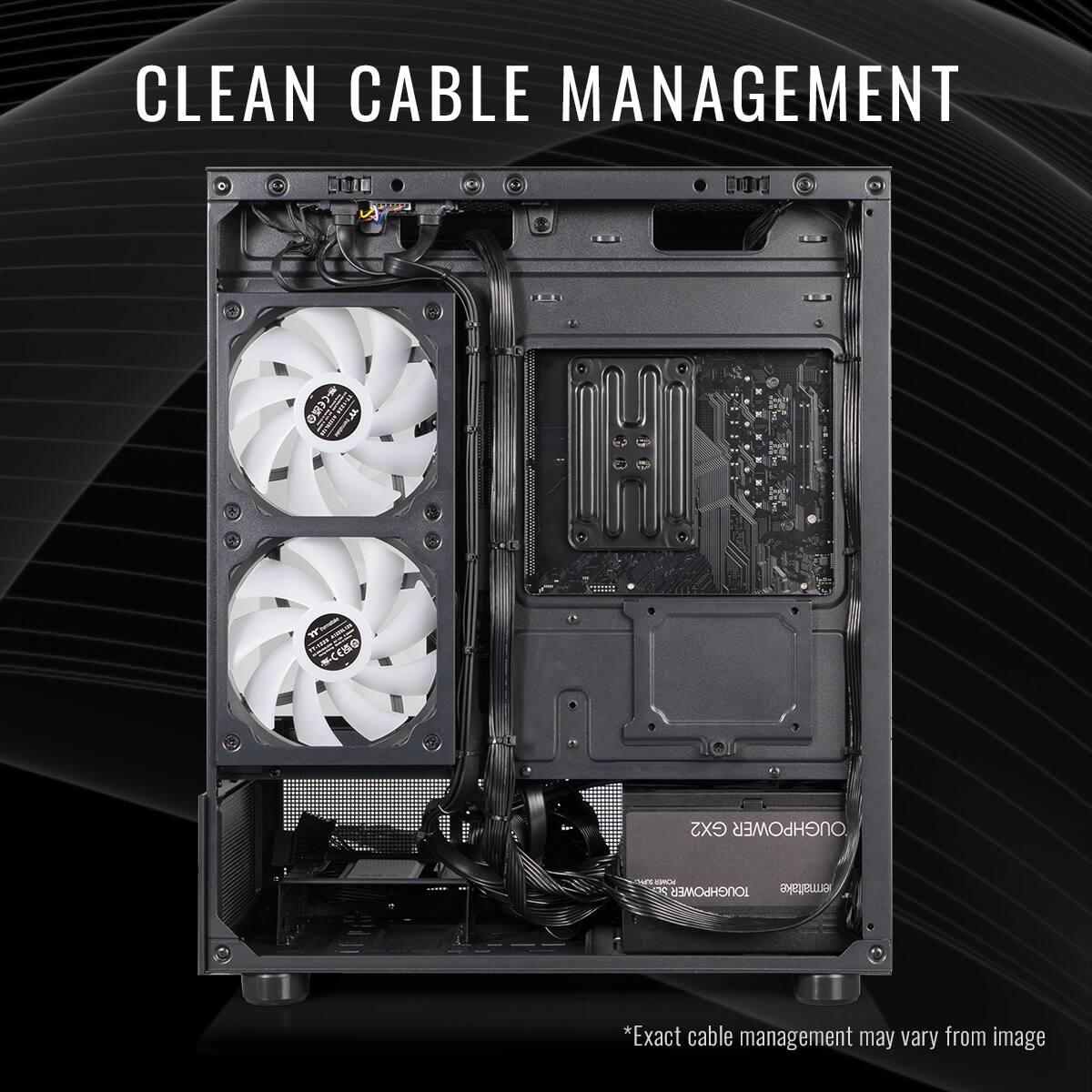 Thermaltake - LCGS View 9660T-170 Gaming Desktop AMD Ryzen 5 9600X 16GB RGB RAM NVIDIA GeForce RTX5060 Ti 8G 1TB SSD NVMe M.2 Wifi - Black