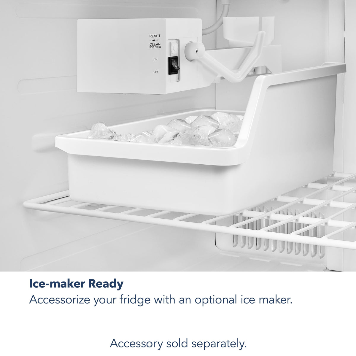 Insignia™ - 30 in. Wide 18 Cu. Ft. Top-Freezer Refrigerator with ENERGY STAR Certification - White