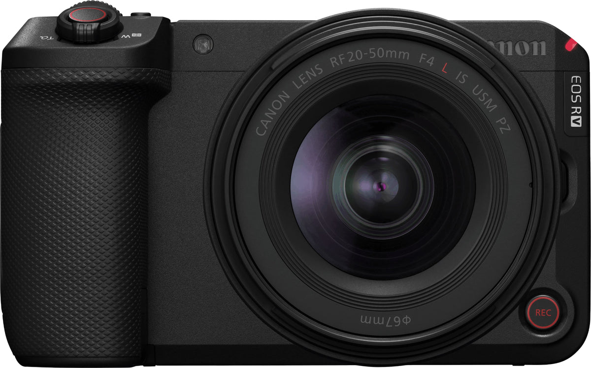 Canon - EOS R6 V 7K Video Mirroless Camera with RF20-50mm F4 L IS USM Lens - Black