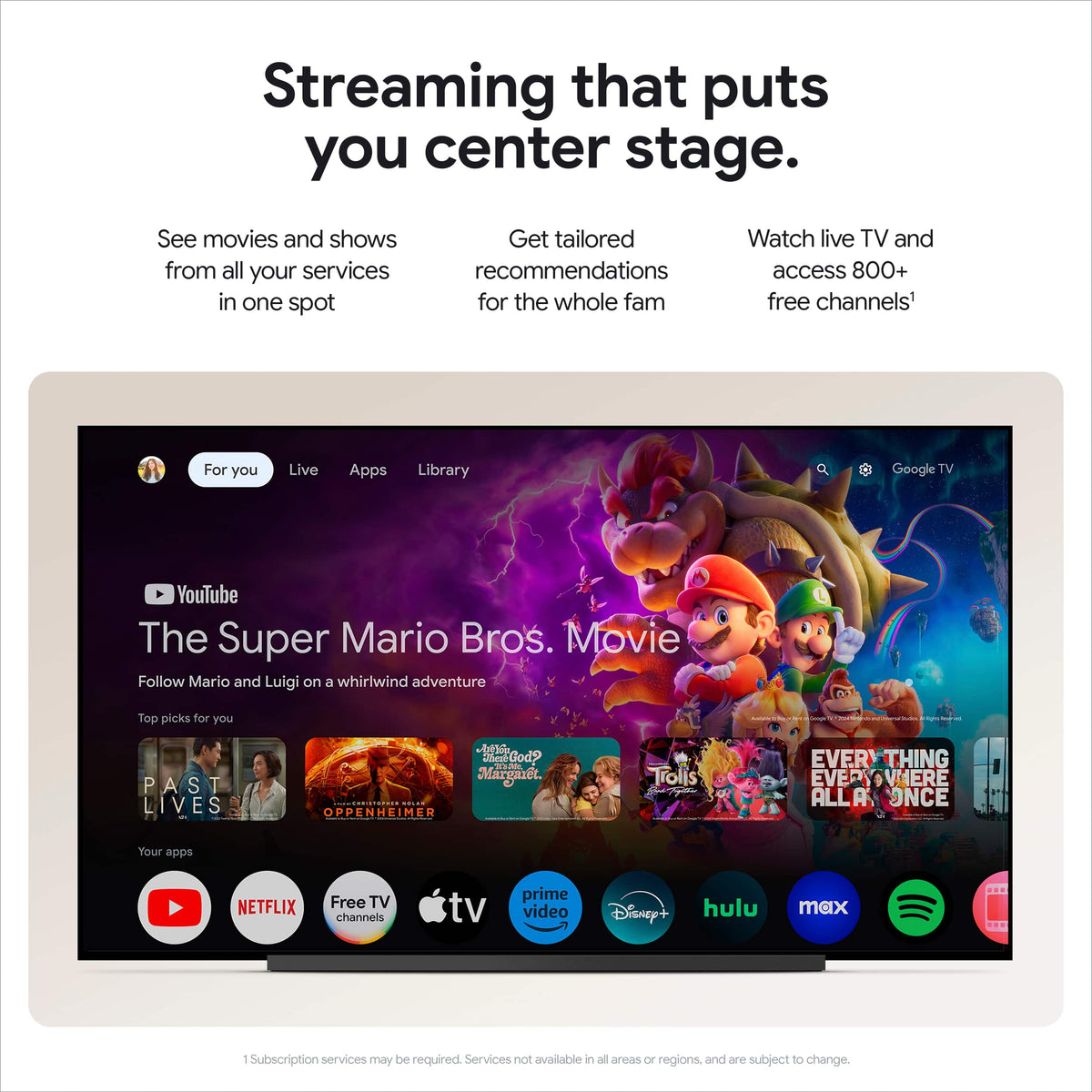Google - TV Streamer 4K - Fast Streaming Device in 4K HDR - 32 GB of Storage - Porcelain