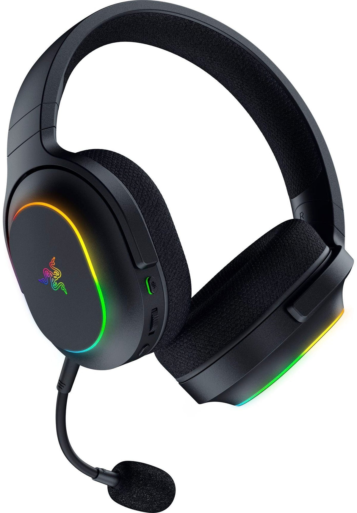 Razer - Barracuda X Chroma Bluetooth Wireless Over-the-Ear Gaming Headset for PC, Mac, Playstation, Switch, Steam Deck, Mobile - Black