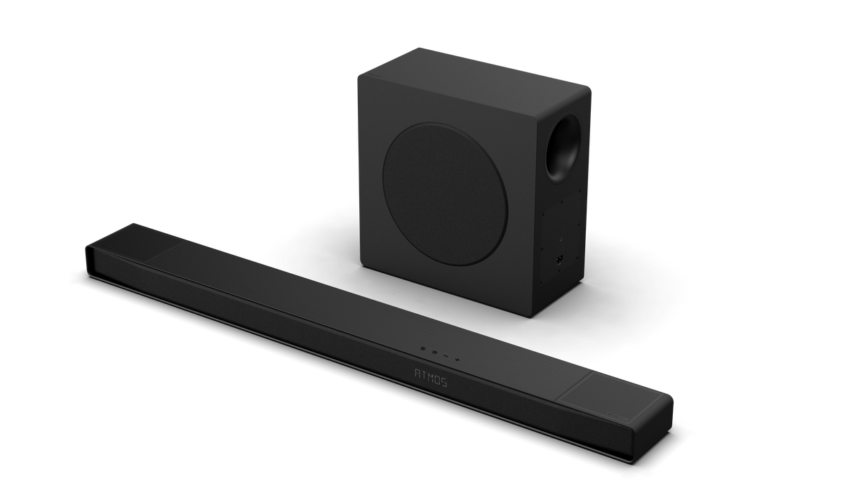 Hisense - AX3120Q 3.1.2 Channel Soundbar with Wireless Subwoofer, Hi-Concerto, Dolby Atmos, DTS: X, and AI EQ Mode - Black