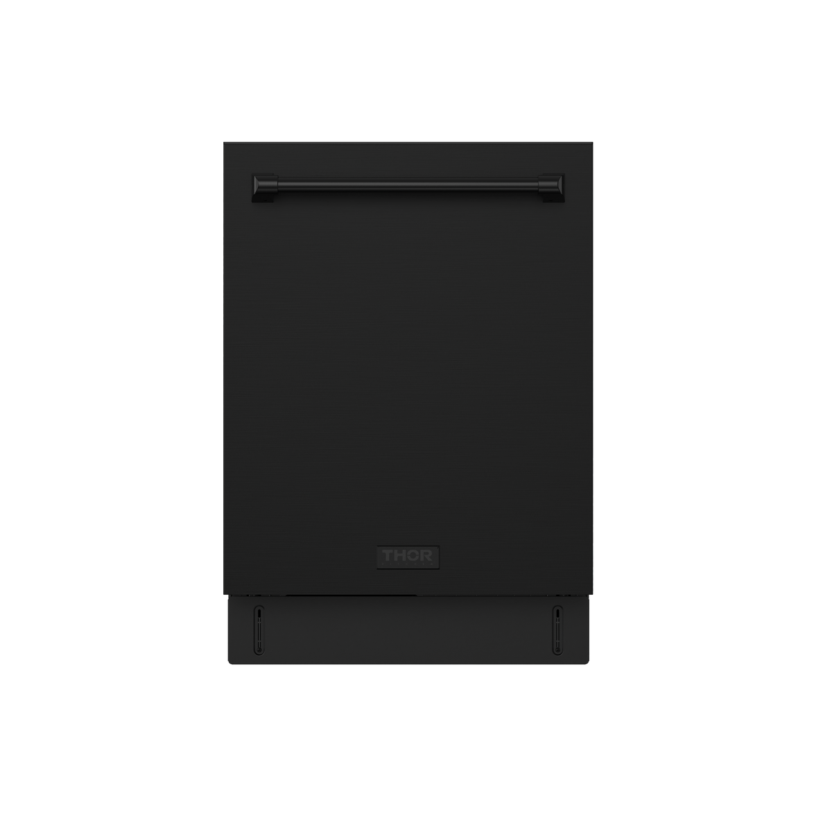 Thor Kitchen - 24" Top Control Built-In Dishwasher Stainless Steel Tub with 3rd Rack, 47 dBA - Matte Black