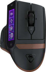 Turtle Beach - Command Series MC7 Advanced Wireless Touchscreen Optical Gaming Mouse for Windows 10/11 PC - Wireless - Black