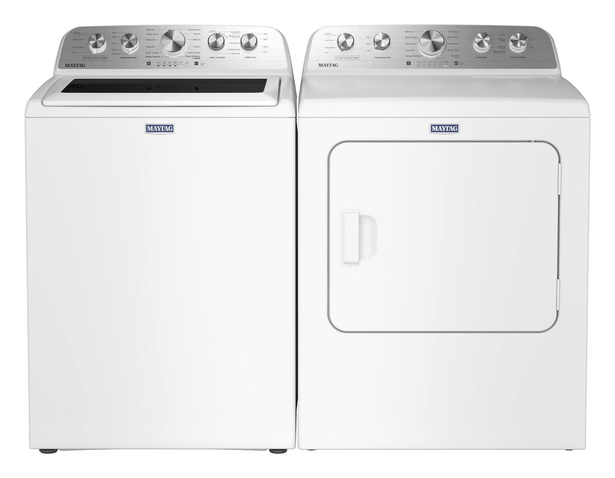 Maytag - 4.7 Cu. Ft. Top Load Washer with Extra Power and Pet Pro Option - White