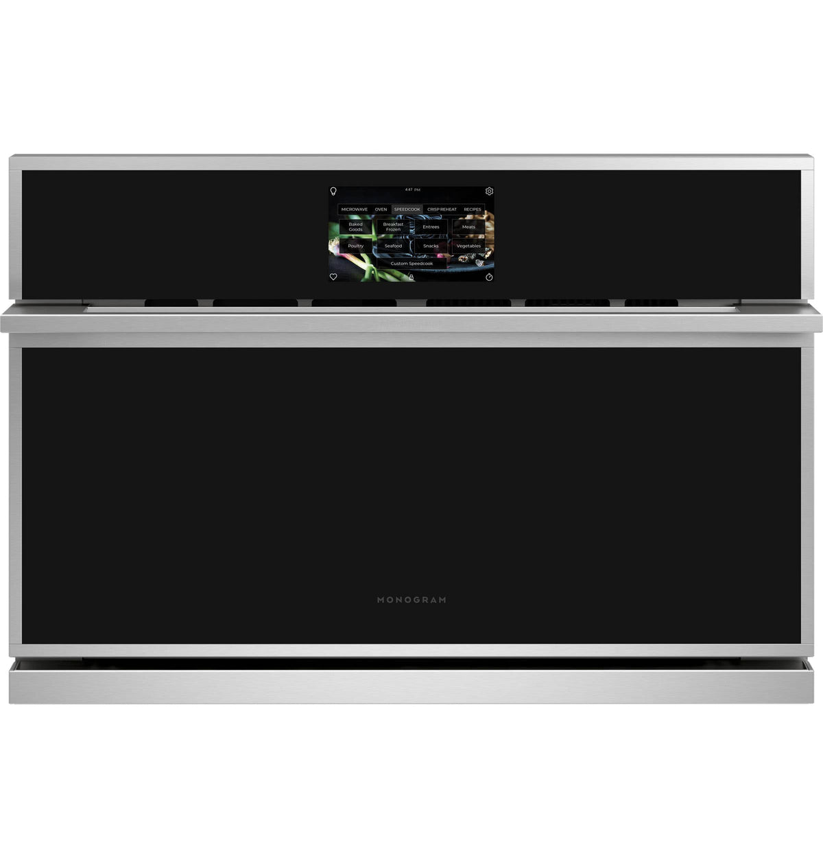 Monogram - 1.7 Cu. Ft. Convection Built-In Microwave with Sensor Cooking and Five in One 120V Advantium Technology - Stainless Steel