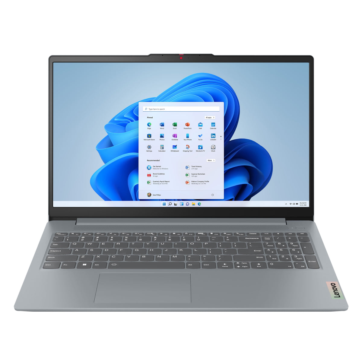 Lenovo - Refurbished Good - IdeaPad Slim 3 15.6" Full HD Touchscreen Laptop - AMD Ryzen 7 5825U 2022 - 16GB Memory - 512GB SSD - Arctic Grey