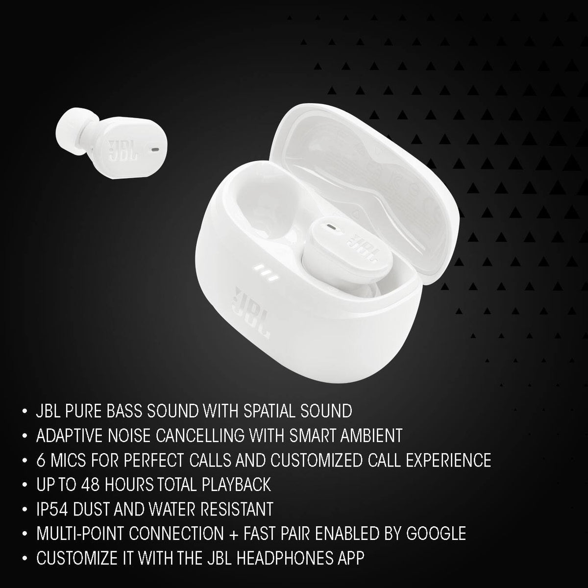 JBL - Tune Buds 2 - True Wireless Bluetooth Noise Cancelling Earbuds - 2025 - Turquoise