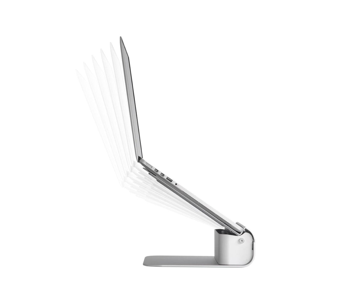 Rain Design - iLevel2 Adjustable Height Laptop Stand - Silver