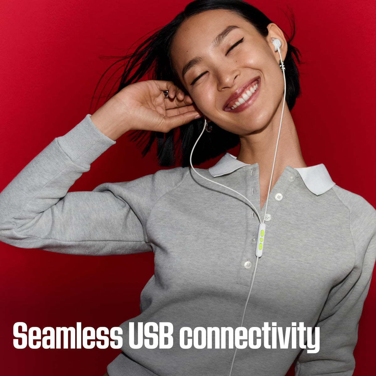 Bose - Noise Cancelling USB-C Wired Earbuds with In-Line Microphone and Remote - Black